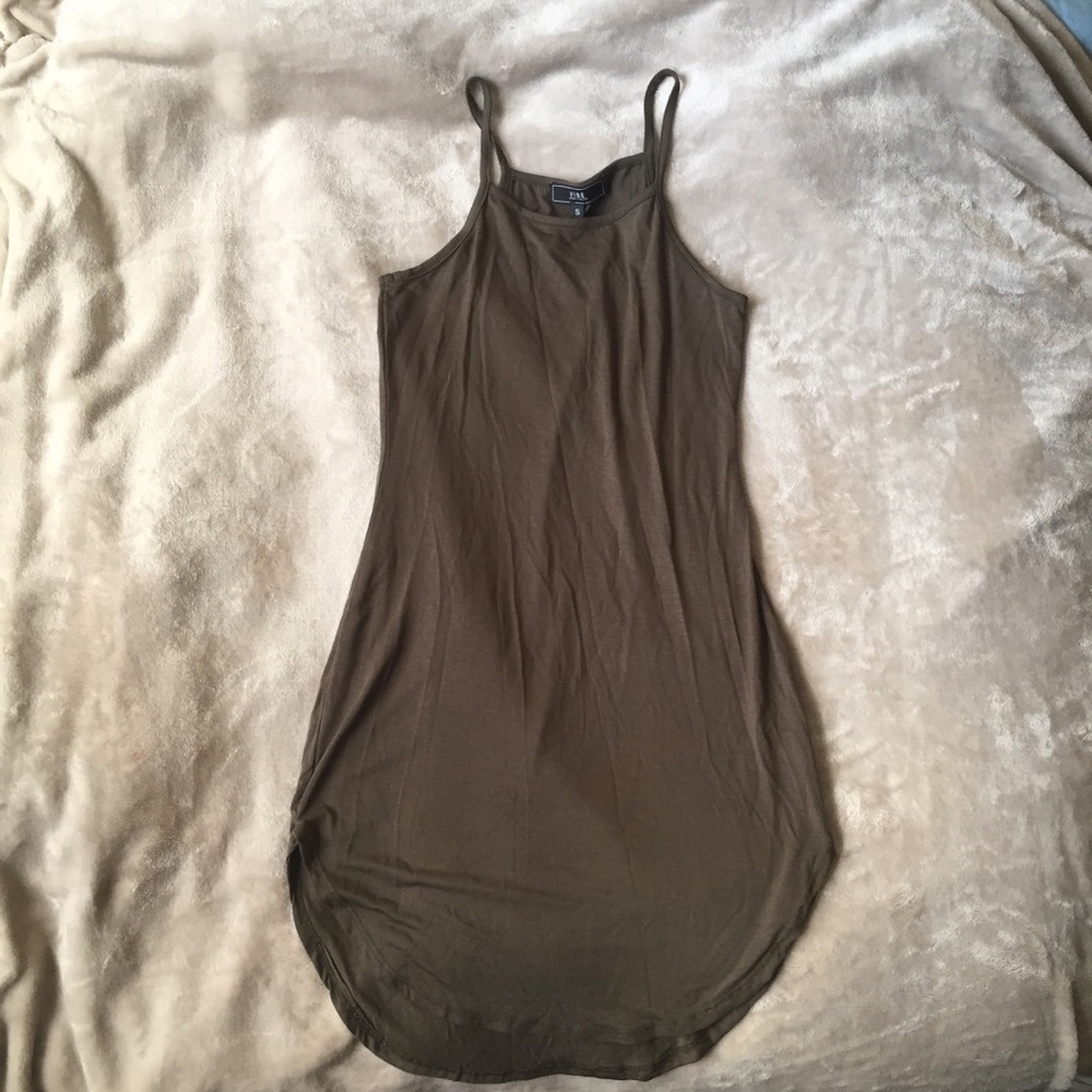Camo green dress
